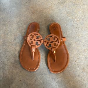 TORY BURCH MILLER SANDAL 8.5 Vintage Vachetta